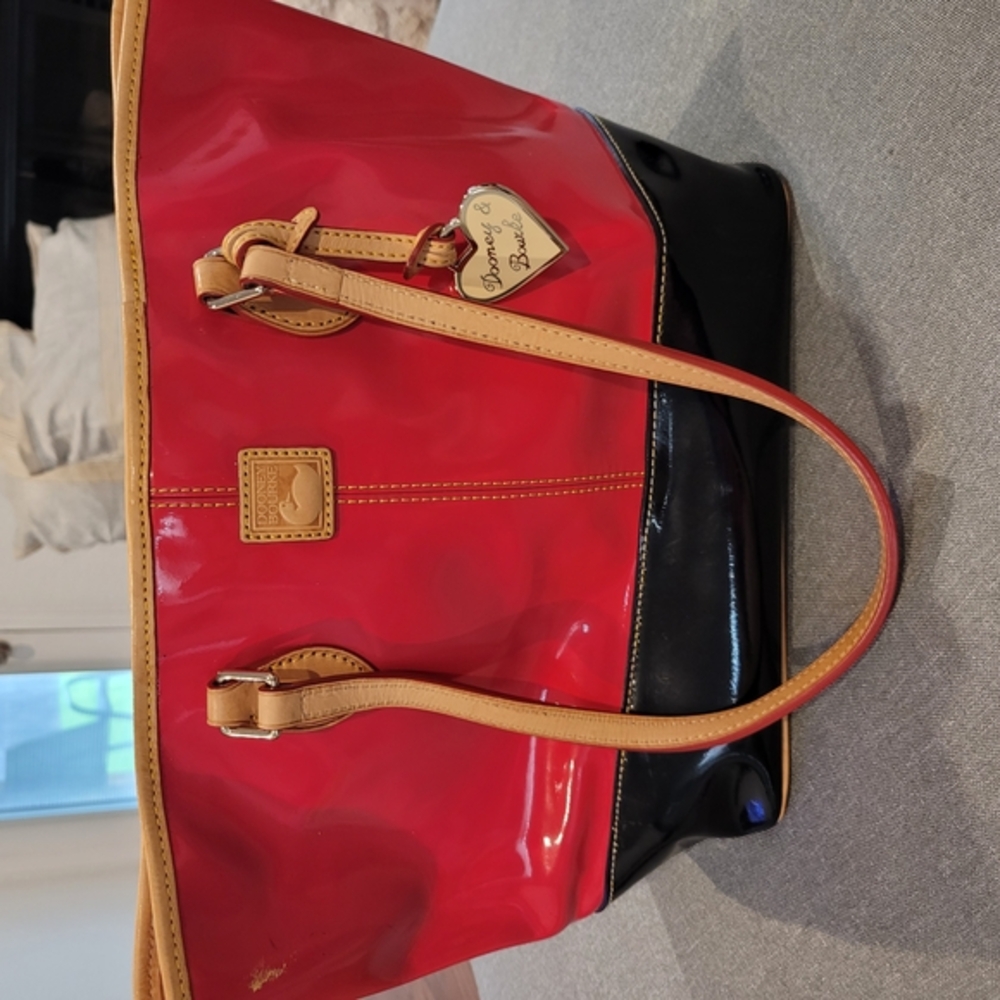Dooney & Bourke Pink and Black Tote Bag